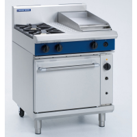 Blue Seal Evolution G54C Two Burner Convection Oven Range and Griddle