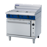 Blue Seal Evolution G56A Gas Convection Oven Range With Full Griddle Top