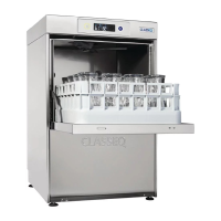 Classeq G400 DUO WS Undercounter Glasswasher with Integral Softener
