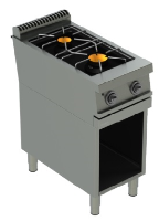 Charvet One 40-B-G2FN Two Open Burner Boiling Table (B00101)
