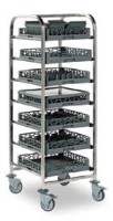 EAIS PDB-7 Seven Basket Dishwasher Trolley