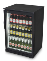 Capital Cooling Premier 1D Single Door Black Bottle Cooler