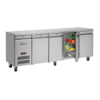 Williams Jade HJC4 Four Door Counter Fridge