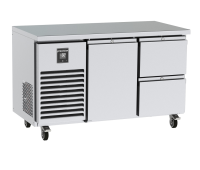 Precision MCU 211 SS Two Door Counter Fridge