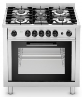 EKA EKC 96 Five Burner Dual Fuel Convection Oven Range and Grill