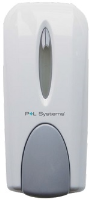 P+L Systems SDMW Manual White Soap Dispenser