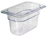 Polycarbonate 1/9 65mm Deep Gastronorm Pan 0.6L (U242)