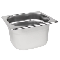 Stainless Steel 1/6 100mm Deep Gastronorm Pan 1.7L (K991)