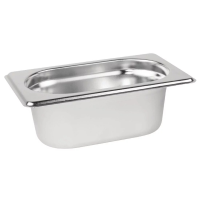 Stainless Steel 1/9 65mm Deep Gastronorm Pan 0.6L (K824)