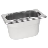 Stainless Steel 1/9 100mm Deep Gastronorm Pan 0.8L (K825)