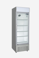 Coolpoint CX404 Grey Single Glass Door Tall Cooler