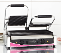 Pantheon CGS2R Small Double Panini Grill