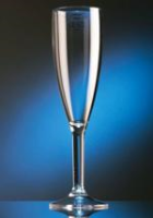 BBP Elite Premium BB 141-1CL CE 6.8oz Polycarb Champagne Flute (12 Bx)