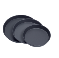 Alphin Pans Hard Coat 7"" x 1.5"" Anodised Pizza Pan (TPPR.07.15.HA.AN)