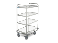 Trak Hupfer SW10x6-4 Large General Purpose Four Tier Trolley