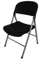 Bolero Black Folaway Utility Chair (Pack Of 2) (CE693)