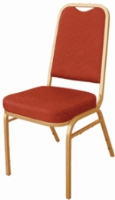 Bolero Square Back Red Banqueting Chair (Pack Of 4) (DL016)