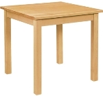 Bolero Natural Finish Wooden Dining Table (CD195)