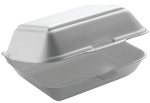 Small Hinged Foam Meal Box (Box Of 500) (DL101)