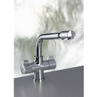 pyramis upton brushed steel filter kitchen tap