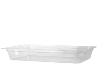 1/1 GN X 65mm Clear Polycarbonate Gastronorm Food Container