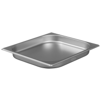 2/3 Gastronorm 40mm Deep stainless steel food containers and pan