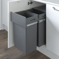 Waste Boss duo pull out bin, for 400 mm Unit
