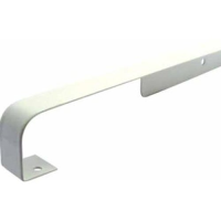 kitchen worktop butt joint, 30mm high, white aluminium