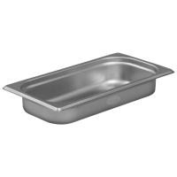 1/3 Gastronorm 40mm Deep stainless steel food containers and pan