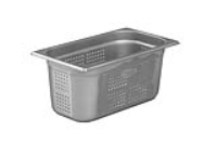 1/3 Perforated Gastronorm 150mm Deep stainless steel food pan