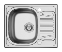 pyramis sparta (62×50) 1d single bowl compact sink – stainless steel