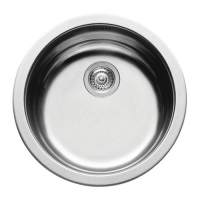 pyramis cr single round bowl sink