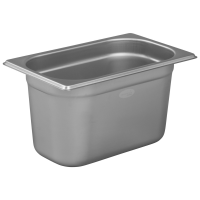1/4 Gastronorm 150mm Deep stainless steel food containers and pan
