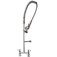 Pre-rinse spray deck mounted tap twin feed FOHD30-AS