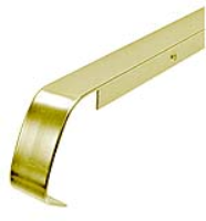 straight joint kitchen worktop joint, 30mm bright gold