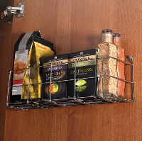 Kitchen Door door wire storage rack 1 tier