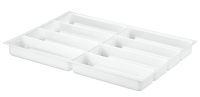 Variant-D shallow drawer insert with 8 compartments
