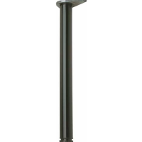 table leg 710 mm high, ø 60 mm – black coloured