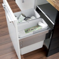 oko-liner kitchen waste pull out bins 400mm