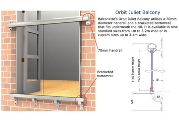 Orbit Juliet Balcony Systems