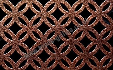 Antique Copper Decorative Grille Sheet - Inner Circular