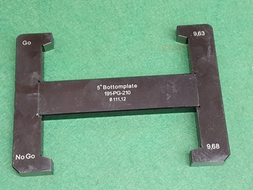 Bottomplate Dovetail Profile Gauges