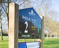 Twin Posted Tee Signs For Golf Clubs
