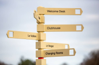 Custom Made Architectural & Wayfinding Signage For Leisure Industries