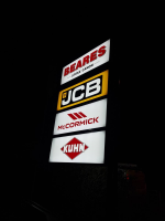 Custom Made Illumination Signs For Construction Industries