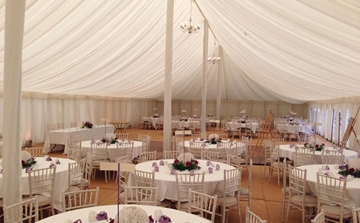 Traditional Luxury Lined Marquee Norfolk