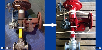 20-Inch Control Valves Overhauling Services