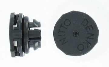 Waterproof Mini Vent Clip-In Plastic black IP67