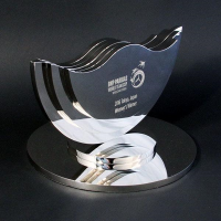 Mirror Finish Silver Trophies