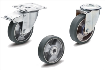 New ESD range of castors and wheels for sensitive and hazardous areas from Elesa